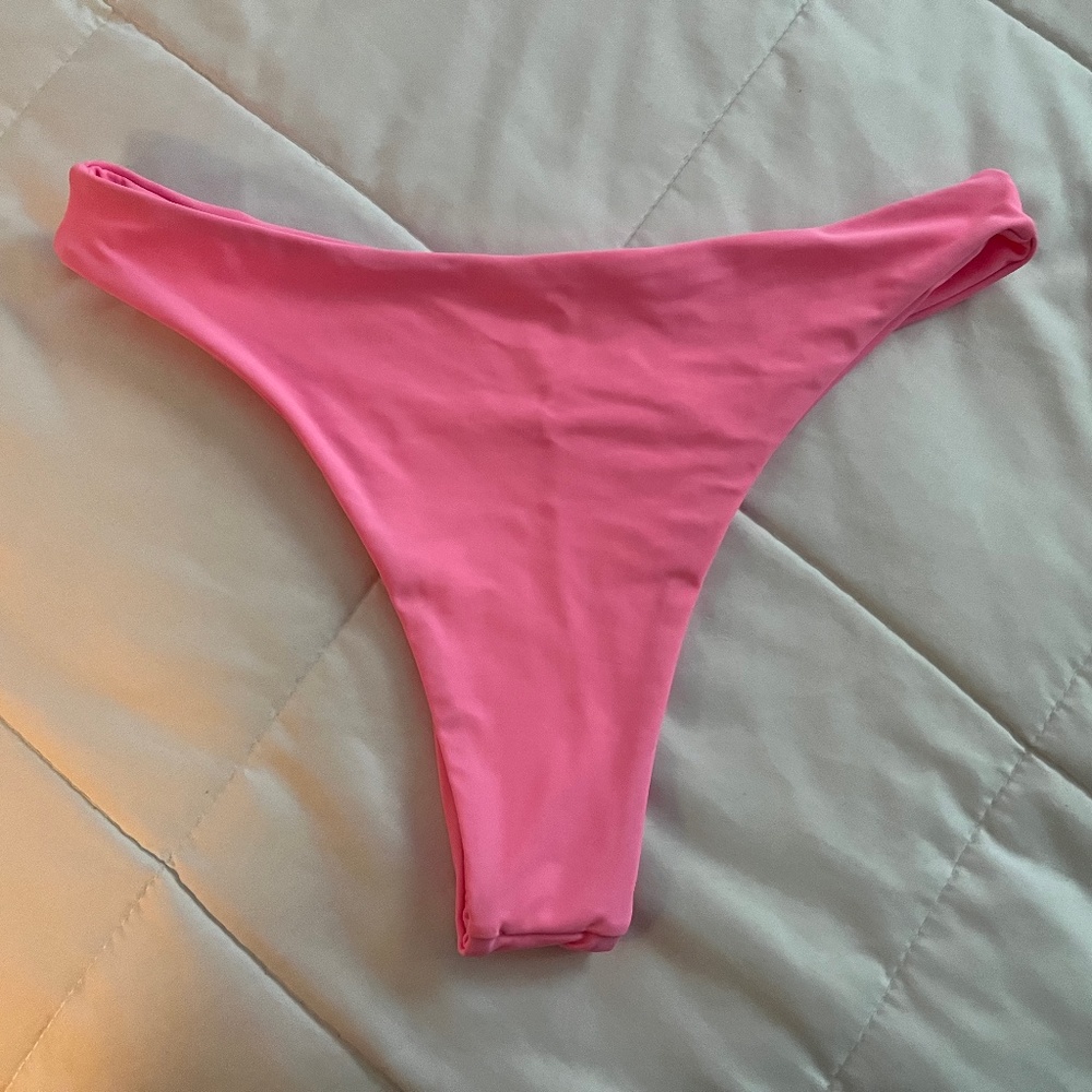 light pink thong bikini bottoms